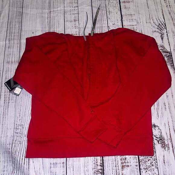 NWT Colosseum Women's Ohio State Buckeyes Jazz Club Fleece Hoodie Red Medium - Picture 5 of 5